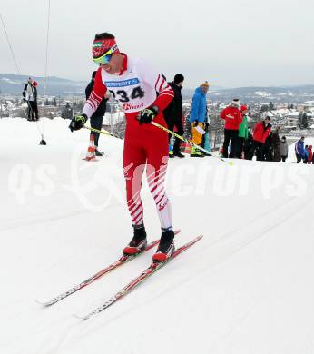 Langlauf. Oesterreichische Meisterschaften. Fabian Kattnig. Villach, 9.1.2013.
Foto: Kuess
---
pressefotos, pressefotografie, kuess, qs, qspictures, sport, bild, bilder, bilddatenbank