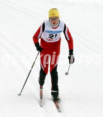 Langlauf. Oesterreichische Meisterschaften.  Laura Hinteregger. Villach, 9.1.2013.
Foto: Kuess
---
pressefotos, pressefotografie, kuess, qs, qspictures, sport, bild, bilder, bilddatenbank