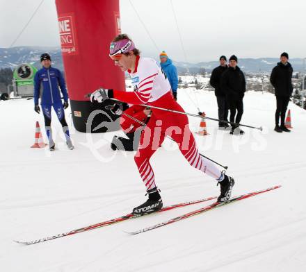 Langlauf. Oesterreichische Meisterschaften.  Tobias Habenicht. Villach, 9.1.2013.
Foto: Kuess
---
pressefotos, pressefotografie, kuess, qs, qspictures, sport, bild, bilder, bilddatenbank