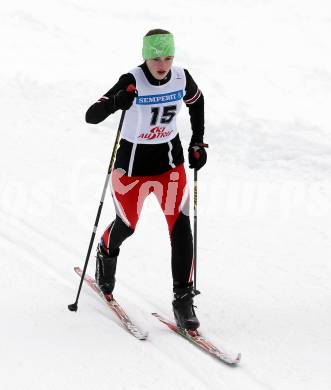 Langlauf. Oesterreichische Meisterschaften.  Anabell Schusser. Villach, 9.1.2013.
Foto: Kuess
---
pressefotos, pressefotografie, kuess, qs, qspictures, sport, bild, bilder, bilddatenbank