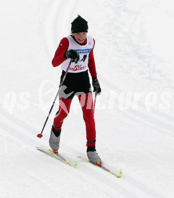 Langlauf. Oesterreichische Meisterschaften.  Kevin Ogris. Villach, 9.1.2013.
Foto: Kuess
---
pressefotos, pressefotografie, kuess, qs, qspictures, sport, bild, bilder, bilddatenbank