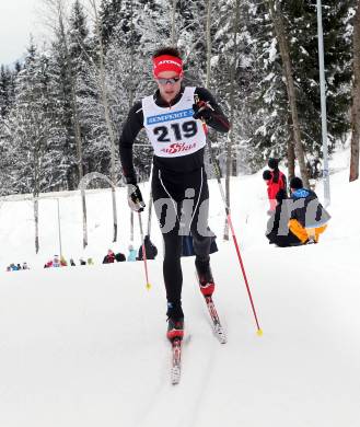 Langlauf. Oesterreichische Meisterschaften.  Stefan Schuster. Villach, 9.1.2013.
Foto: Kuess
---
pressefotos, pressefotografie, kuess, qs, qspictures, sport, bild, bilder, bilddatenbank