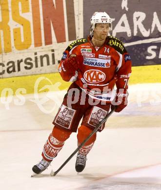 EBEL. Eishockey Bundesliga. EC KAC gegen EHC LIWEST Linz.  Jubel Jamie Lundmark (KAC). Klagenfurt, am 13.2.2013.
Foto: Kuess 


---
pressefotos, pressefotografie, kuess, qs, qspictures, sport, bild, bilder, bilddatenbank