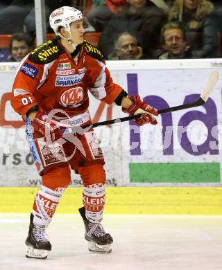 EBEL. Eishockey Bundesliga. EC KAC gegen EHC LIWEST Linz.  Maximilian Isopp (KAC). Klagenfurt, am 13.2.2013.
Foto: Kuess 


---
pressefotos, pressefotografie, kuess, qs, qspictures, sport, bild, bilder, bilddatenbank