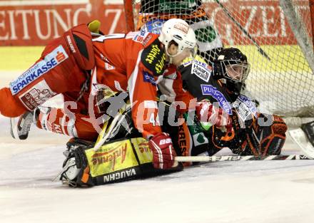 EBEL. Eishockey Bundesliga. EC KAC gegen Moser Medical Graz 99ers.   Markus Pirmann,  (KAC), Sebastian Stefaniszin (Graz). Klagenfurt, am 15.2.2013.
Foto: Kuess 


---
pressefotos, pressefotografie, kuess, qs, qspictures, sport, bild, bilder, bilddatenbank