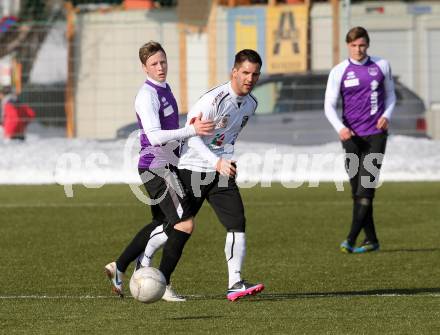 Fussball Testspiel. SK Austria Klagenfurt gegen RZ Pellets WAC. Fabian Miesenboeck, (Austria Klagenfurt), Sandro Zakany (WAC). Klagenfurt, 16.7.2013.
Foto: Kuess
---
pressefotos, pressefotografie, kuess, qs, qspictures, sport, bild, bilder, bilddatenbank