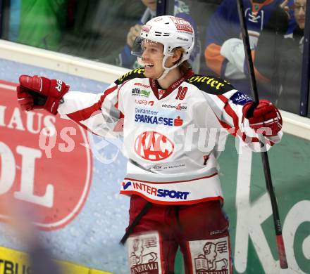 EBEL. Eishockey Bundesliga. EC VSV gegen KAC. Torjubel Tyler Scofield (KAC). Villach, am 17.2.2013.
Foto: Kuess 


---
pressefotos, pressefotografie, kuess, qs, qspictures, sport, bild, bilder, bilddatenbank