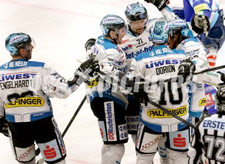 EBEL. Eishockey Bundesliga. EC VSV gegen EHC LIWEST Linz.  Torjubel Linz. Villach, am 19.2.2013.
Foto: Kuess 


---
pressefotos, pressefotografie, kuess, qs, qspictures, sport, bild, bilder, bilddatenbank