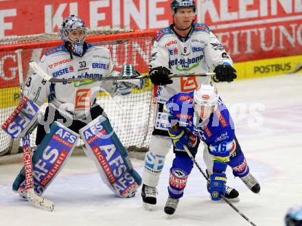 EBEL. Eishockey Bundesliga. EC VSV gegen EHC LIWEST Linz. Marco Pewal,  (VSV), Lorenz Hirn, Andrew Hedlund (Linz). Villach, am 19.2.2013.
Foto: Kuess 


---
pressefotos, pressefotografie, kuess, qs, qspictures, sport, bild, bilder, bilddatenbank