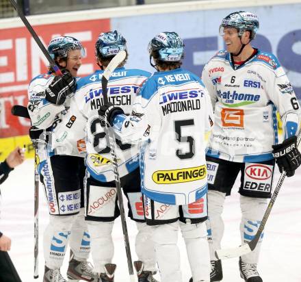 EBEL. Eishockey Bundesliga. EC VSV gegen EHC LIWEST Linz. Torjubel Linz. Villach, am 19.2.2013.
Foto: Kuess 


---
pressefotos, pressefotografie, kuess, qs, qspictures, sport, bild, bilder, bilddatenbank