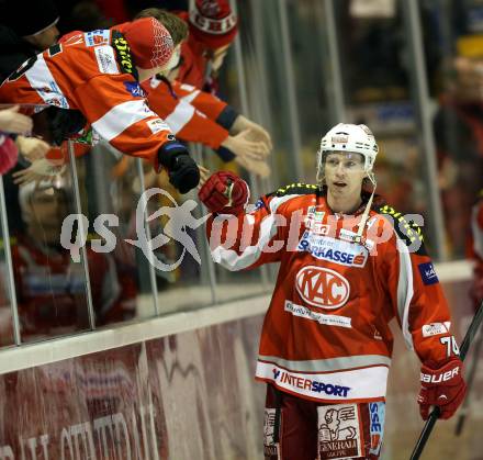 EBEL. Eishockey Bundesliga. EC KAC gegen Moser Medical Graz 99ers.  Jamie Lundmark (KAC). Klagenfurt, am 24.2.2013.
Foto: Kuess 


---
pressefotos, pressefotografie, kuess, qs, qspictures, sport, bild, bilder, bilddatenbank