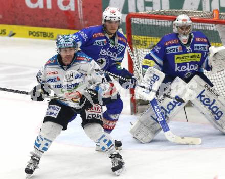 EBEL. Eishockey Bundesliga. EC VSV gegen EHC LIWEST Linz. Stefan Bacher, Jean Philippe Lamoureux (VSV), Curtis Murphy (Linz). Villach, am 26.2.2013.
Foto: Kuess 
---
pressefotos, pressefotografie, kuess, qs, qspictures, sport, bild, bilder, bilddatenbank