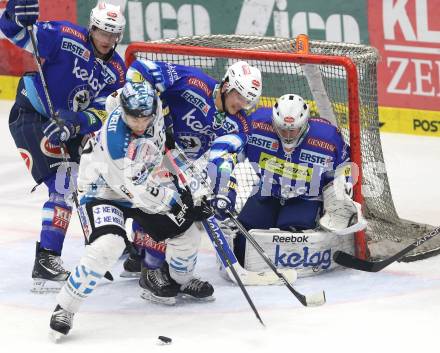 EBEL. Eishockey Bundesliga. EC VSV gegen EHC LIWEST Linz. Mario Altmann, Stefan Bacher, Jean Philippe Lamoureux (VSV), Philipp Lukas (Linz). Villach, am 26.2.2013.
Foto: Kuess 
---
pressefotos, pressefotografie, kuess, qs, qspictures, sport, bild, bilder, bilddatenbank