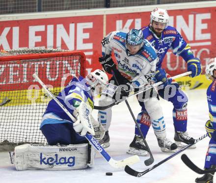 EBEL. Eishockey Bundesliga. EC VSV gegen EHC LIWEST Linz. Jea philippe Lamoureux, Scott Hotham (VSV), Rob Hisey (Linz). Villach, am 26.2.2013.
Foto: Kuess 
---
pressefotos, pressefotografie, kuess, qs, qspictures, sport, bild, bilder, bilddatenbank