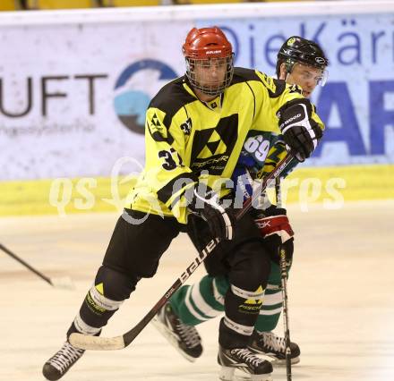 Eishockeycup. HC Post gegen Zeltverleih Bister. Alexander Rodiga (Post), Martin Poeck (Bister). Klagenfurt, 27.2.2013.
Foto: Kuess
---
pressefotos, pressefotografie, kuess, qs, qspictures, sport, bild, bilder, bilddatenbank