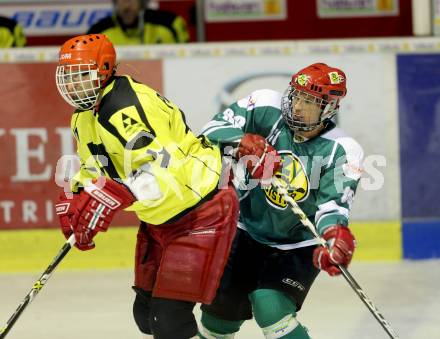 Eishockeycup. HC Post gegen Zeltverleih Bister. Walter Pansi (Post), Gerald Jarnig (Bister). Klagenfurt, 27.2.2013.
Foto: Kuess
---
pressefotos, pressefotografie, kuess, qs, qspictures, sport, bild, bilder, bilddatenbank