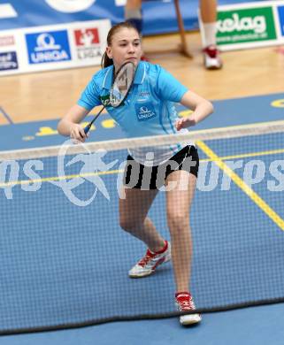 Badminton Bundesliga. ASKOE Kelag Kaernten gegen Pressbaum. Anna Demmelmayer (Kaernten). Klagenfurt, 2.3.2013.
Foto: Kuess
---
pressefotos, pressefotografie, kuess, qs, qspictures, sport, bild, bilder, bilddatenbank