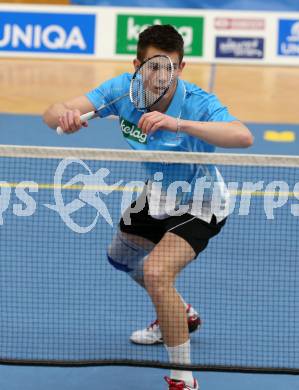 Badminton Bundesliga. ASKOE Kelag Kaernten gegen Pressbaum. Paul Demmelmayer(Kaernten). Klagenfurt, 2.3.2013.
Foto: Kuess
---
pressefotos, pressefotografie, kuess, qs, qspictures, sport, bild, bilder, bilddatenbank