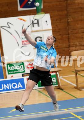 Badminton Bundesliga. ASKOE Kelag Kaernten gegen Pressbaum. Belinda Heber (Kaernten). Klagenfurt, 2.3.2013.
Foto: Kuess
---
pressefotos, pressefotografie, kuess, qs, qspictures, sport, bild, bilder, bilddatenbank