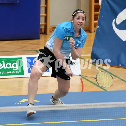 Badminton Bundesliga. ASKOE Kelag Kaernten gegen Pressbaum. Belinda Heber (Kaernten). Klagenfurt, 2.3.2013.
Foto: Kuess
---
pressefotos, pressefotografie, kuess, qs, qspictures, sport, bild, bilder, bilddatenbank