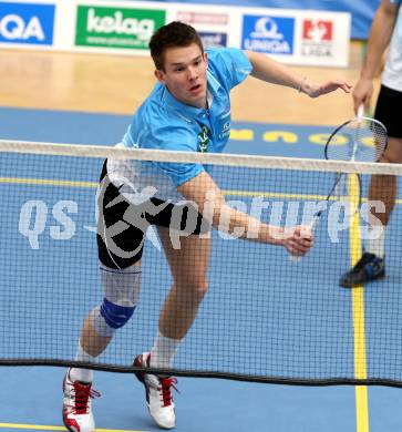 Badminton Bundesliga. ASKOE Kelag Kaernten gegen Pressbaum. Paul Demmelmayer (Kaernten). Klagenfurt, 2.3.2013.
Foto: Kuess
---
pressefotos, pressefotografie, kuess, qs, qspictures, sport, bild, bilder, bilddatenbank