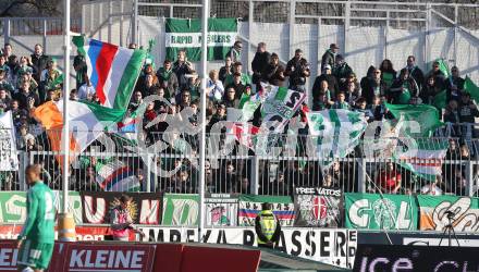 Fussball. Bundesliga. RZ Pellets WAC gegen SK Rapid Wien.  Fans (Rapid). Wolfsberg, 3.3.2013.
Foto: Kuess

---
pressefotos, pressefotografie, kuess, qs, qspictures, sport, bild, bilder, bilddatenbank