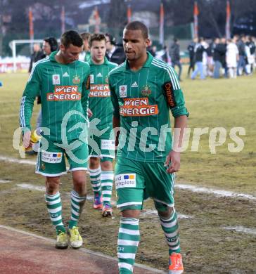 Fussball. Bundesliga. RZ Pellets WAC gegen SK Rapid Wien.   enttaeuschte Spieler (Rapid). Wolfsberg, 3.3.2013.
Foto: Kuess

---
pressefotos, pressefotografie, kuess, qs, qspictures, sport, bild, bilder, bilddatenbank