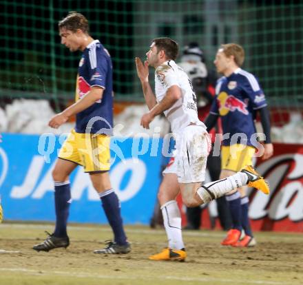 Fussball. Bundesliga. RZ Pellets WAC gegen  FC Red Bull Salzburg.  Torjubel Ruben Rivera  (WAC). Wolfsberg, 6.3.2013.
Foto: Kuess

---
pressefotos, pressefotografie, kuess, qs, qspictures, sport, bild, bilder, bilddatenbank