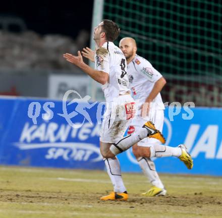 Fussball. Bundesliga. RZ Pellets WAC gegen  FC Red Bull Salzburg.  Torjubel Ruben Rivera  (WAC). Wolfsberg, 6.3.2013.
Foto: Kuess

---
pressefotos, pressefotografie, kuess, qs, qspictures, sport, bild, bilder, bilddatenbank