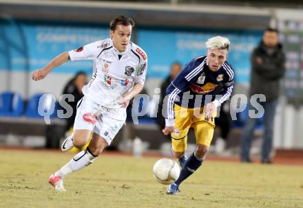 Fussball. Bundesliga. RZ Pellets WAC gegen  FC Red Bull Salzburg.  Michael Liendl,  (WAC), Kevin Kampl  (Salzburg).. Wolfsberg, 6.3.2013.
Foto: Kuess

---
pressefotos, pressefotografie, kuess, qs, qspictures, sport, bild, bilder, bilddatenbank