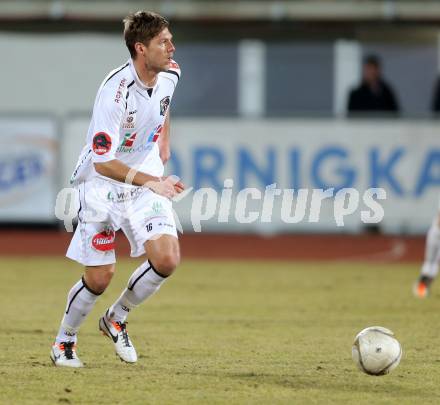 Fussball. Bundesliga. RZ Pellets WAC gegen  FC Red Bull Salzburg.  Boris Huettenbrenner  (WAC). Wolfsberg, 6.3.2013.
Foto: Kuess

---
pressefotos, pressefotografie, kuess, qs, qspictures, sport, bild, bilder, bilddatenbank