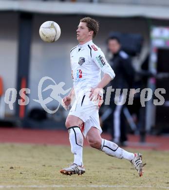 Fussball. Bundesliga. RZ Pellets WAC gegen SK Rapid Wien. Christian Thonhofer (WAC). Wolfsberg, 3.3.2013.
Foto: Kuess

---
pressefotos, pressefotografie, kuess, qs, qspictures, sport, bild, bilder, bilddatenbank