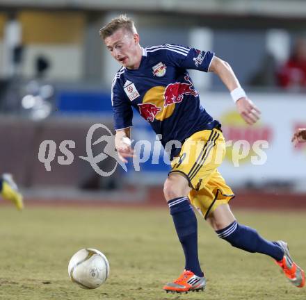 Fussball. Bundesliga. RZ Pellets WAC gegen  FC Red Bull Salzburg.  Georg Teigl  (Salzburg). Wolfsberg, 6.3.2013.
Foto: Kuess

---
pressefotos, pressefotografie, kuess, qs, qspictures, sport, bild, bilder, bilddatenbank