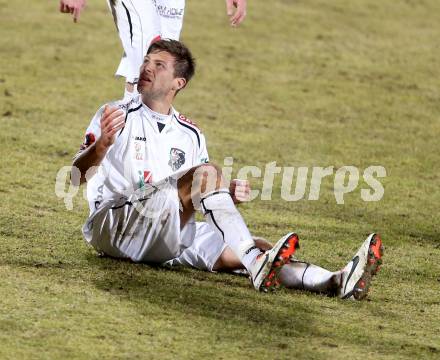 Fussball. Bundesliga. RZ Pellets WAC gegen  FC Red Bull Salzburg. Boris Huettenbrenner  (WAC). Wolfsberg, 6.3.2013.
Foto: Kuess

---
pressefotos, pressefotografie, kuess, qs, qspictures, sport, bild, bilder, bilddatenbank