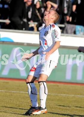 Fussball. Bundesliga. RZ Pellets WAC gegen  FC Red Bull Salzburg.   Manuel Kerhe (WAC). Wolfsberg, 6.3.2013.
Foto: Kuess

---
pressefotos, pressefotografie, kuess, qs, qspictures, sport, bild, bilder, bilddatenbank