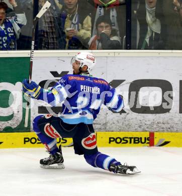 EBEL. Eishockey Bundesliga. EC VSV gegen EHC LIWEST Linz.  Torjubel Markus Peintner (VSV). Villach, am 8.3.2013.
Foto: Kuess 


---
pressefotos, pressefotografie, kuess, qs, qspictures, sport, bild, bilder, bilddatenbank