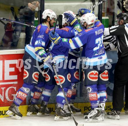 EBEL. Eishockey Bundesliga. EC VSV gegen EHC LIWEST Linz. Torjubel VSV. Villach, am 8.3.2013.
Foto: Kuess 


---
pressefotos, pressefotografie, kuess, qs, qspictures, sport, bild, bilder, bilddatenbank