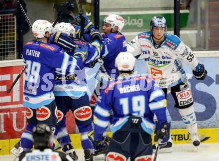 EBEL. Eishockey Bundesliga. EC VSV gegen EHC LIWEST Linz.  Torjubel VSV. Villach, am 8.3.2013.
Foto: Kuess 


---
pressefotos, pressefotografie, kuess, qs, qspictures, sport, bild, bilder, bilddatenbank