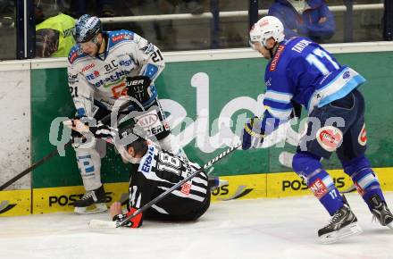 EBEL. Eishockey Bundesliga. EC VSV gegen EHC LIWEST Linz. Justin Taylor, (VSV), Philipp Lukas  (Linz). Villach, am 8.3.2013.
Foto: Kuess 


---
pressefotos, pressefotografie, kuess, qs, qspictures, sport, bild, bilder, bilddatenbank