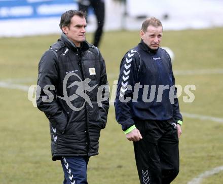 Fussball Regionalliga. SAK gegen Feldkirchen SV.  Trainer Robert Micheu (Feldkirchen). Klagenfurt, 9.3.2013.
Foto: Kuess
---
pressefotos, pressefotografie, kuess, qs, qspictures, sport, bild, bilder, bilddatenbank