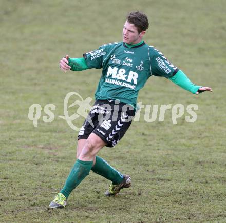 Fussball Regionalliga. SAK gegen Feldkirchen SV.  Florian Hausdorfer  (Feldkirchen). Klagenfurt, 9.3.2013.
Foto: Kuess
---
pressefotos, pressefotografie, kuess, qs, qspictures, sport, bild, bilder, bilddatenbank