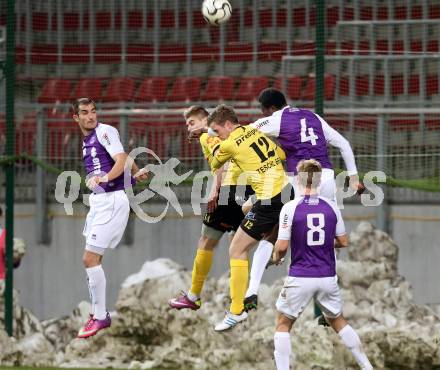 Fussball Regionalliga. SK Austria Klagenfurt gegen Allerheiligen. Rexhe Bytyci, Eric Akoto,  (Klagenfurt), Andrej Prejac (Allerheiligen). Klagenfurt, 12.3.2013
Foto: Kuess

---
pressefotos, pressefotografie, kuess, qs, qspictures, sport, bild, bilder, bilddatenbank