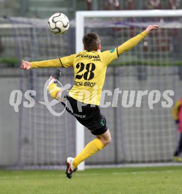 Fussball Regionalliga. SK Austria Klagenfurt gegen Allerheiligen. Manuel Suppan (Allerheiligen). Klagenfurt, 12.3.2013
Foto: Kuess

---
pressefotos, pressefotografie, kuess, qs, qspictures, sport, bild, bilder, bilddatenbank