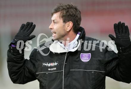 Fussball Regionalliga. SK Austria Klagenfurt gegen Allerheiligen. Trainer Bruno Friesenbichler  (Klagenfurt). Klagenfurt, 12.3.2013
Foto: Kuess

---
pressefotos, pressefotografie, kuess, qs, qspictures, sport, bild, bilder, bilddatenbank