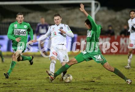 Fussball. Bundesliga. RZ Pellets WAC gegen SV Mattersburg.  Michael Sollbauer,  (WAC),  Christian Ressler, Alois Hoeller (Mattersburg). Wolfsberg, 13.3.2013.
Foto: Kuess

---
pressefotos, pressefotografie, kuess, qs, qspictures, sport, bild, bilder, bilddatenbank