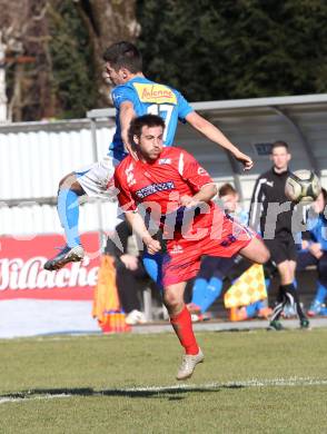 Fussball. Regionalliga Mitte. VSV gegen SAK. Sandic Michel (VSV), Koenig Helmut (SAK). Villach, 16.3.2013.
Foto: Kuess
---
pressefotos, pressefotografie, kuess, qs, qspictures, sport, bild, bilder, bilddatenbank