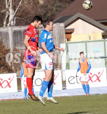 Fussball. Regionalliga Mitte. VSV gegen SAK. Reich Marco (VSV), Veliu Murat,  (SAK).. Villach, 16.3.2013.
Foto: Kuess
---
pressefotos, pressefotografie, kuess, qs, qspictures, sport, bild, bilder, bilddatenbank