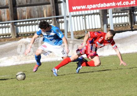 Fussball. Regionalliga Mitte. VSV gegen SAK. Dlopst Andreas (VSV), Jolic Goran (SAK). Villach, 16.3.2013.
Foto: Kuess
---
pressefotos, pressefotografie, kuess, qs, qspictures, sport, bild, bilder, bilddatenbank