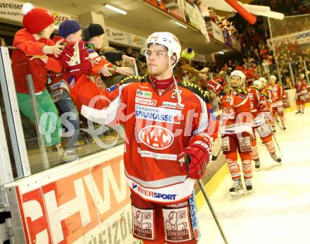 EBEL. Eishockey Bundesliga. EC KAC gegen EHC Liwest Black Wings Linz.  Thomas HUndertpfund (KAC). Klagenfurt, am 19.3.2013.
Foto: Kuess 


---
pressefotos, pressefotografie, kuess, qs, qspictures, sport, bild, bilder, bilddatenbank