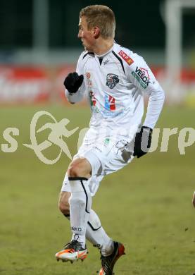 Fussball. Bundesliga. RZ Pellets WAC gegen SC Wiener Neustadt. Manuel Kerhe   (WAC). Wolfsberg, 16.3.2013.
Foto: Kuess

---
pressefotos, pressefotografie, kuess, qs, qspictures, sport, bild, bilder, bilddatenbank